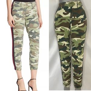 Mother The Misfit Side-Stripe Camo Pants 25”